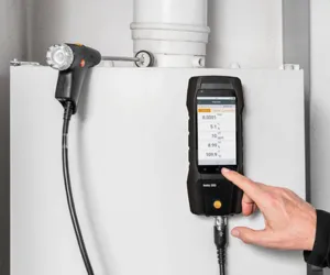 Man Testing Boiler